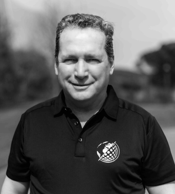Olivier homme cinquantaine sur Greens de golf