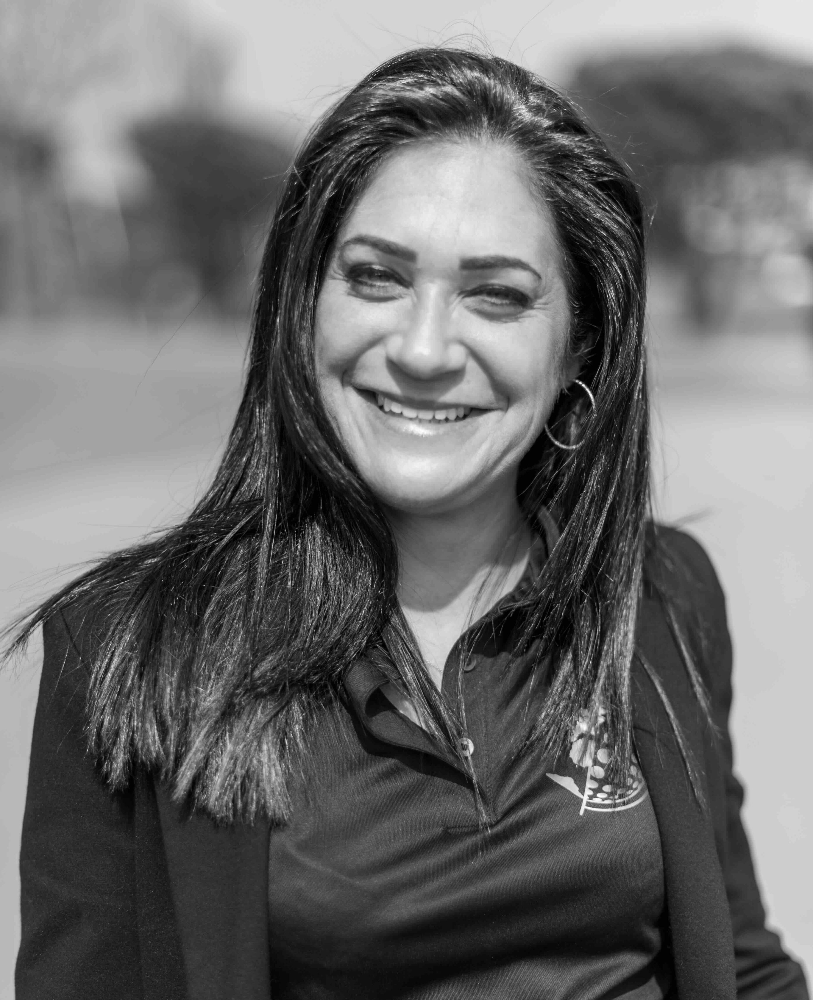 Virginie femme quarantaine sur Greens de golf